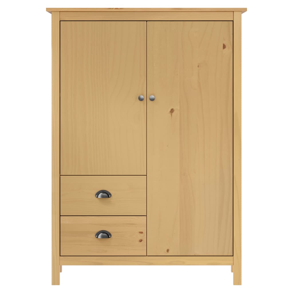 

vidaXL Kledingkast met 2 deuren Hill Range 99x45x137 cm grenenhout