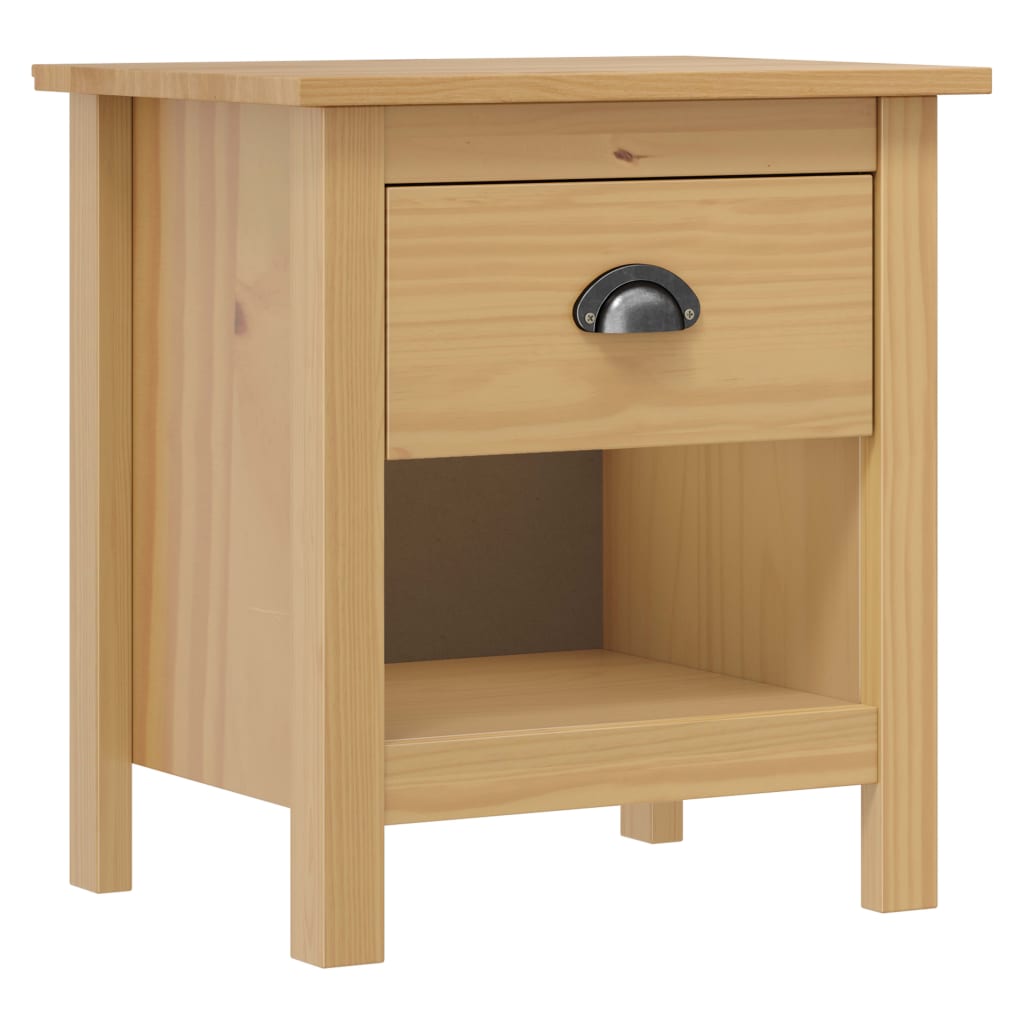

vidaXL Nachtkastjes 2 st Hill Range 46x35x49,5 cm massief grenenhout