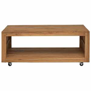 Konferenční stolek 110 x 60 x 40 cm masivní teakové dřevo - obrázek 2