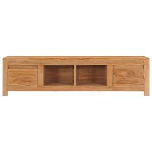 TV stolek 115 x 30 x 35 cm masivní teakové dřevo - obrázek 3