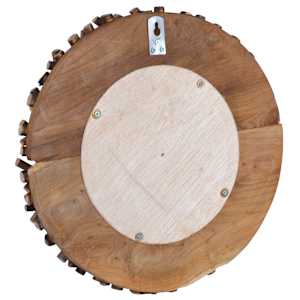 Nástěnné zrcadlo 40 cm teak kulaté - obrázek 3