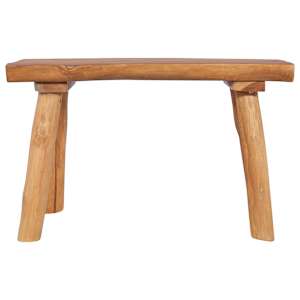 Zahradní lavice 80 cm masivní teakové dřevo - obrázek 2