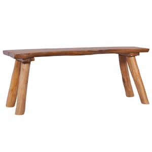 Zahradní lavice 120 cm masivní teakové dřevo - obrázek 7