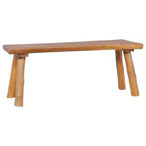 Zahradní lavice 120 cm masivní teakové dřevo - obrázek 9