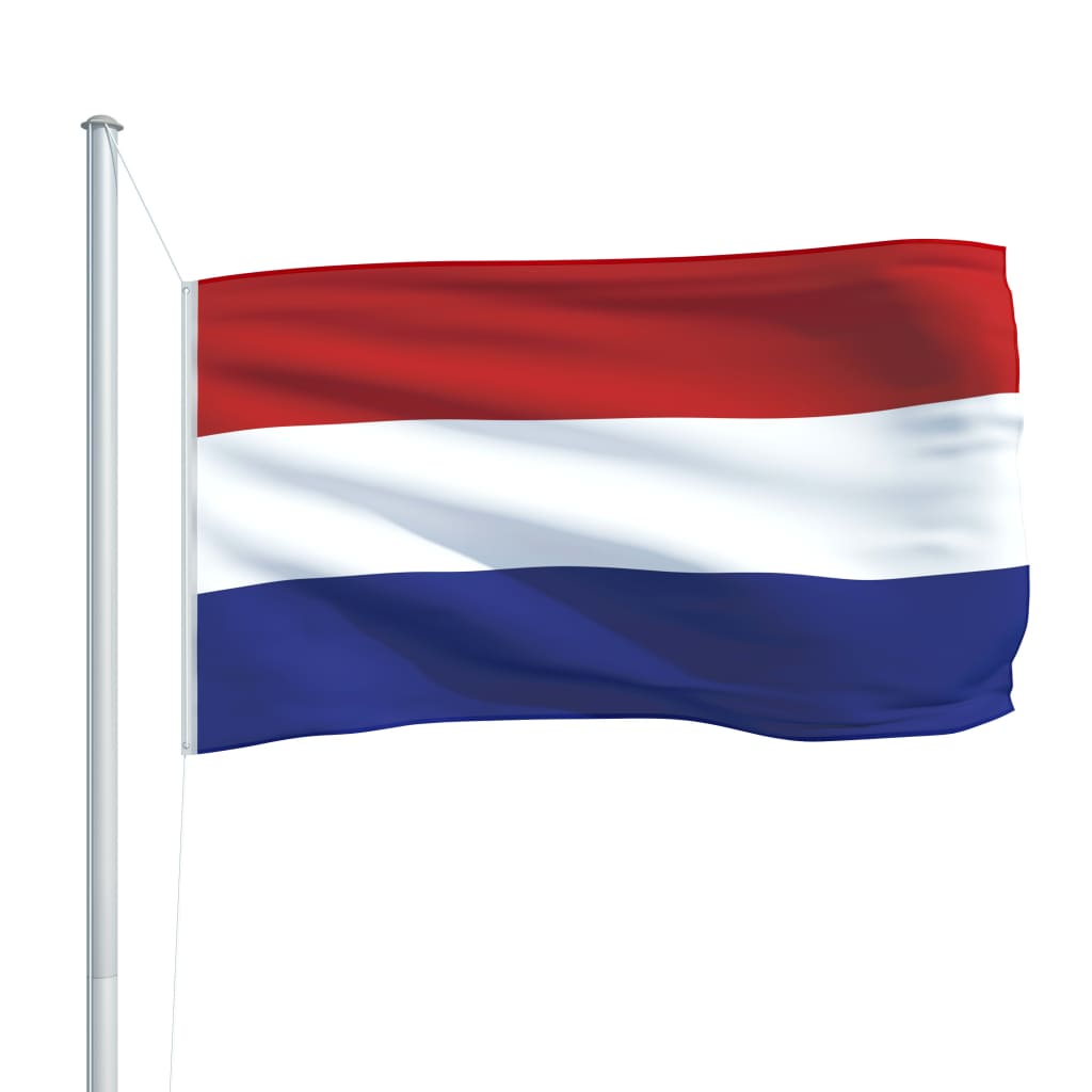 

vidaXL Vlag met vlaggenmast Nederland 6,2 m aluminium