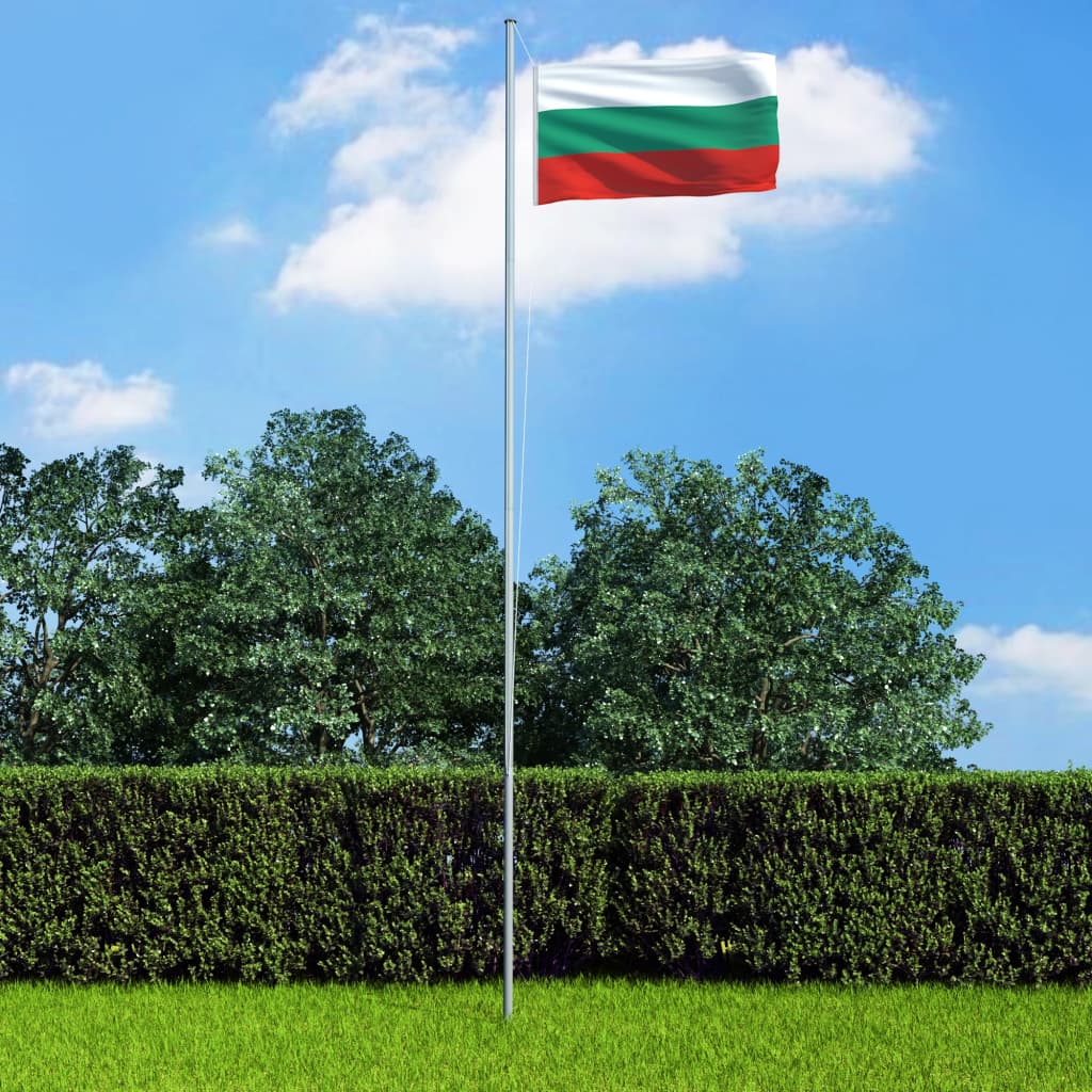 vidaXL Bulgarian lippu ja tanko alumiini 6,2 m