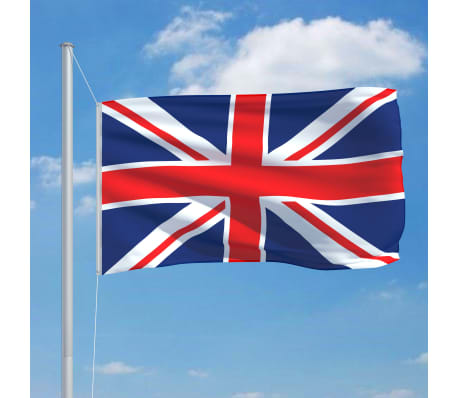 vidaXL UK Flag and Pole Aluminium 6.2 m