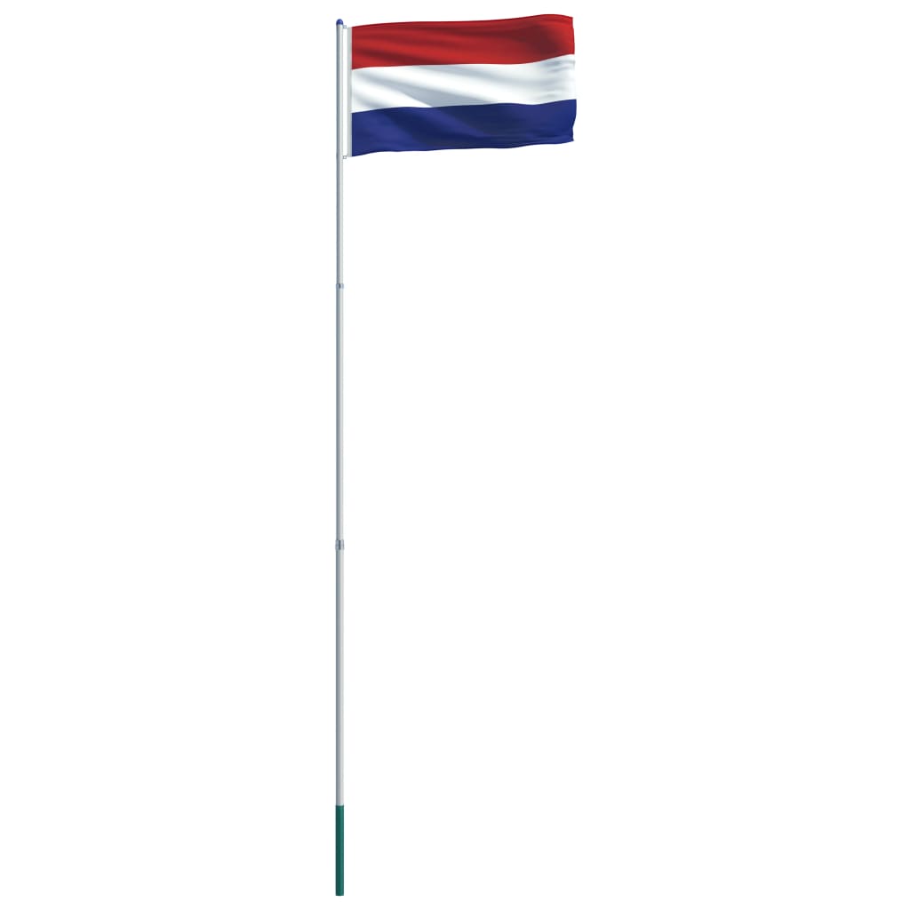 Niederländische Flagge und Mast Aluminium 6 m kaufen