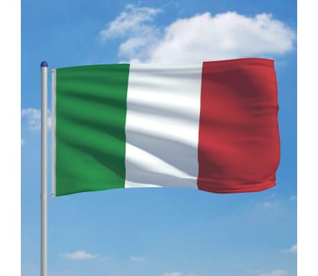 vidaXL Italian lippu ja tanko alumiini 6 m