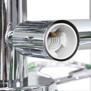 Stropní svítidlo s akrylovými lístky pro 5 žárovek E14 zelené - obrázek 5