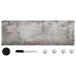 Nástěnná magnetická tabule skleněná 60 x 20 cm