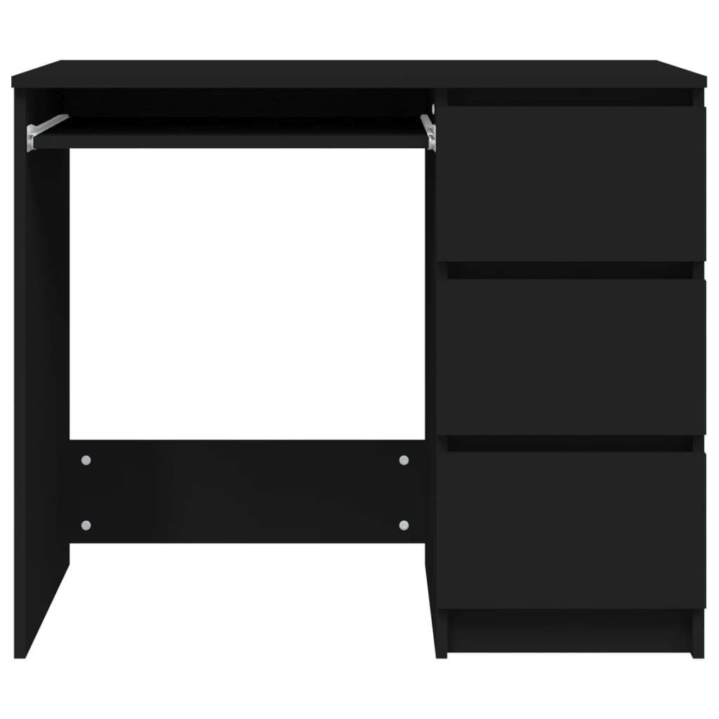 Schreibtisch Schwarz 90 x 45 x 76 cm Spanplatte