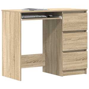 Psací stůl dub sonoma 90 x 45 x 76 cm kompozitní dřevo - obrázek 4