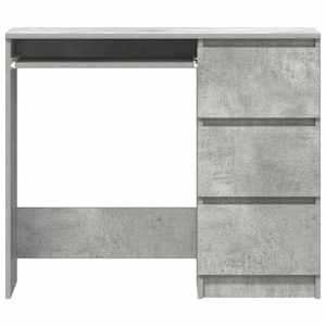 Psací stůl betonově šedý 90 x 45 x 76 cm kompozitní dřevo - obrázek 6