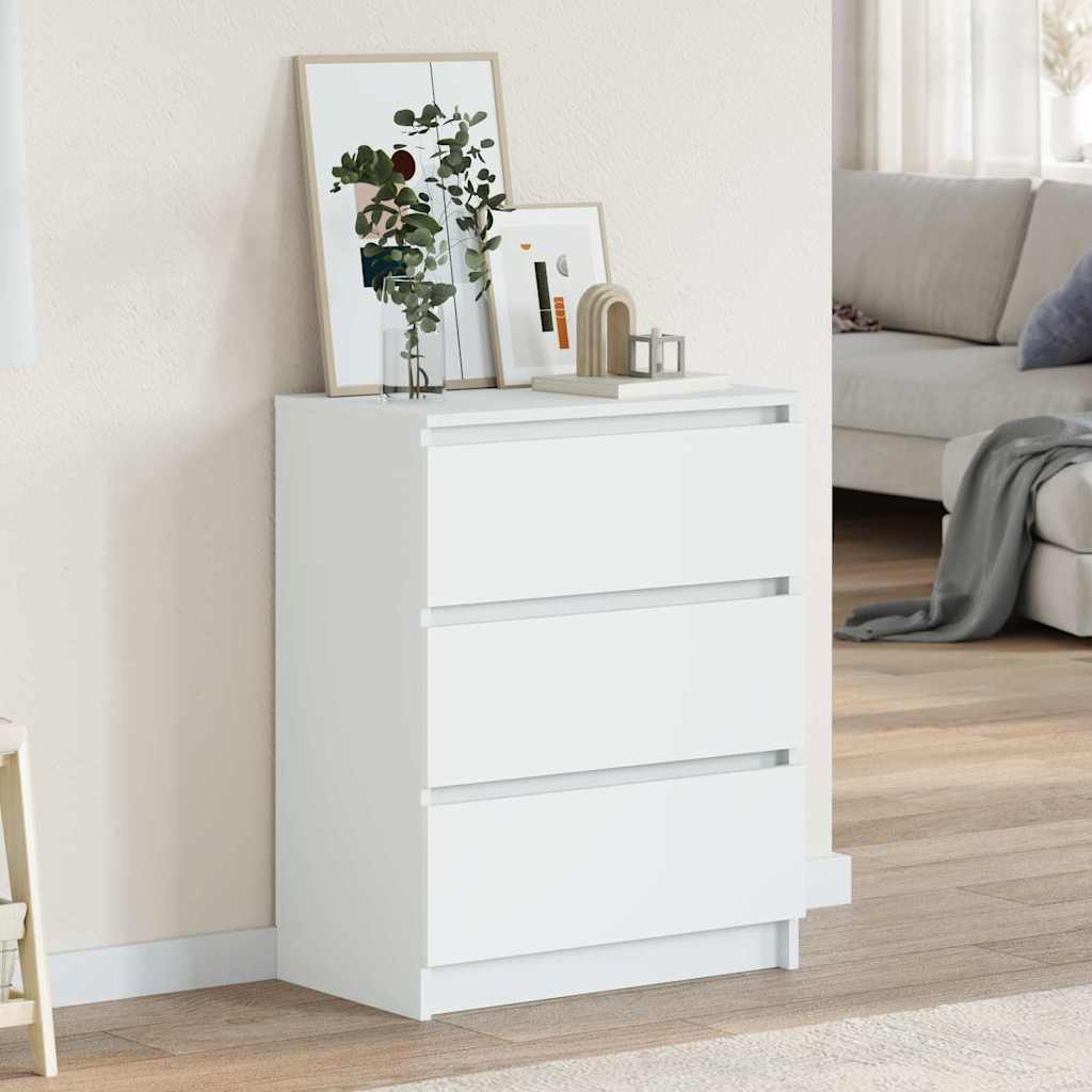 vidaXL Szafka, bia�a, 60 x 35 x 76 cm, materia� drewnopochodny