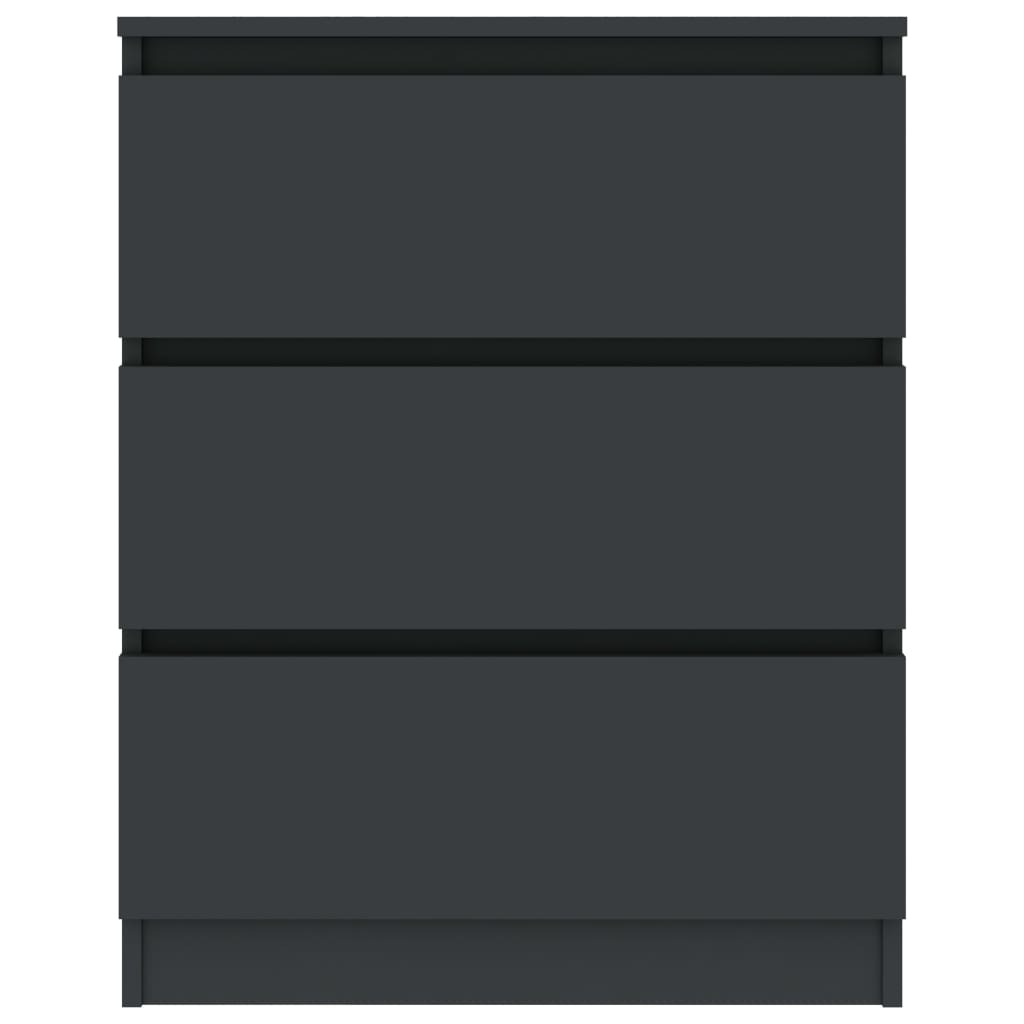 Sideboard Grau 60×33,5×76 cm Spanplatte