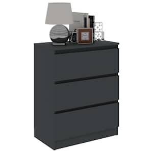 vidaXL Sideboard Grey 60x35x76 cm Engineered Wood