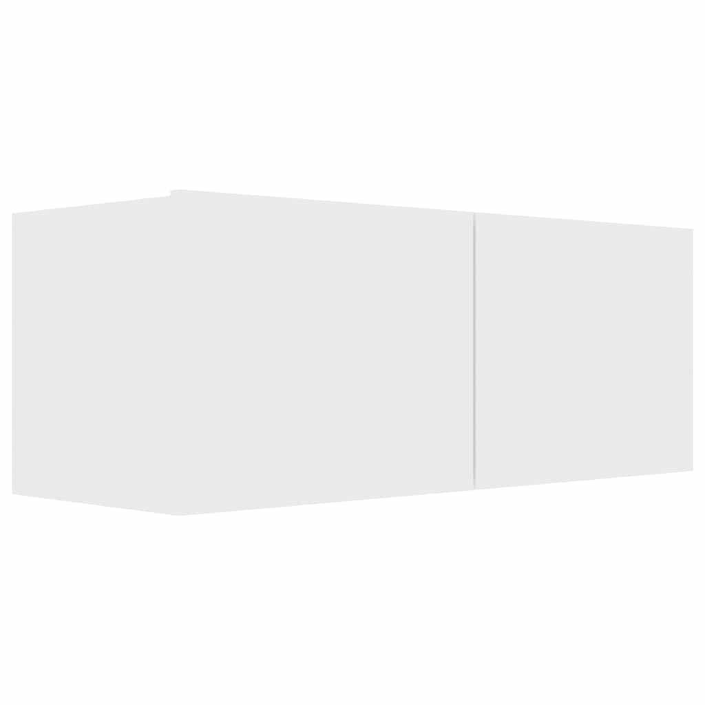 vidaXL TV stolek bílý 80x30x30 cm kompozitní dřevo