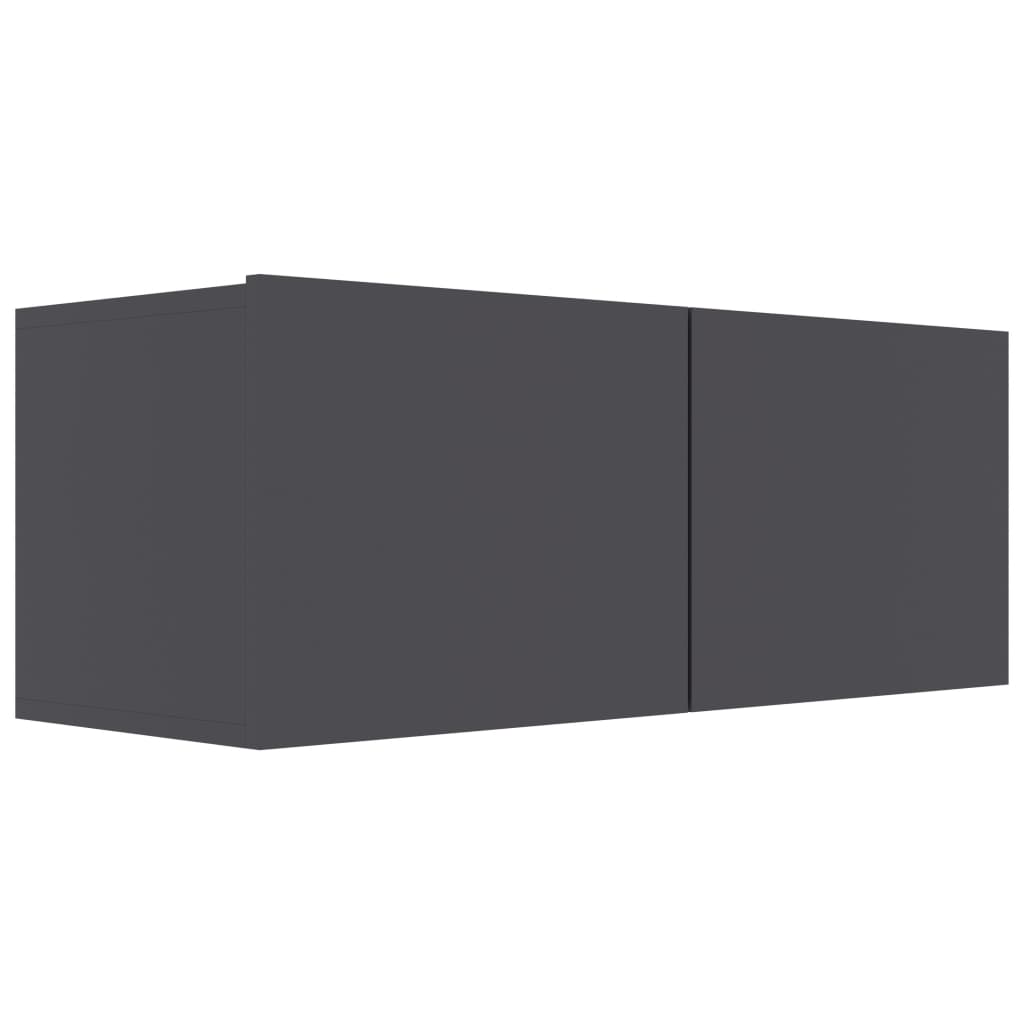 

vidaXL TV Cabinet Gray 31.5"x11.8"x11.8" Engineered Wood
