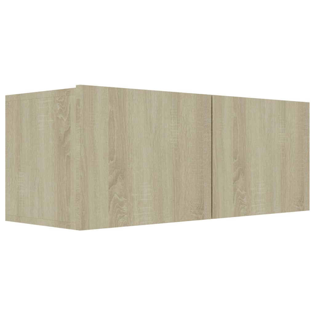 

vidaXL TV Cabinet Sonoma Oak 31.5"x11.8"x11.8" Engineered Wood