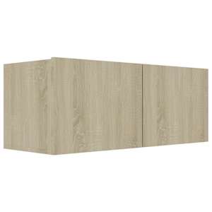 TV stolek dub sonoma 80x30x30 cm kompozitní dřevo - obrázek 2