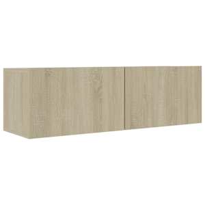 vidaXL telerialus, Sonoma tamm, 100 x 30 x 30 cm, tehispuit