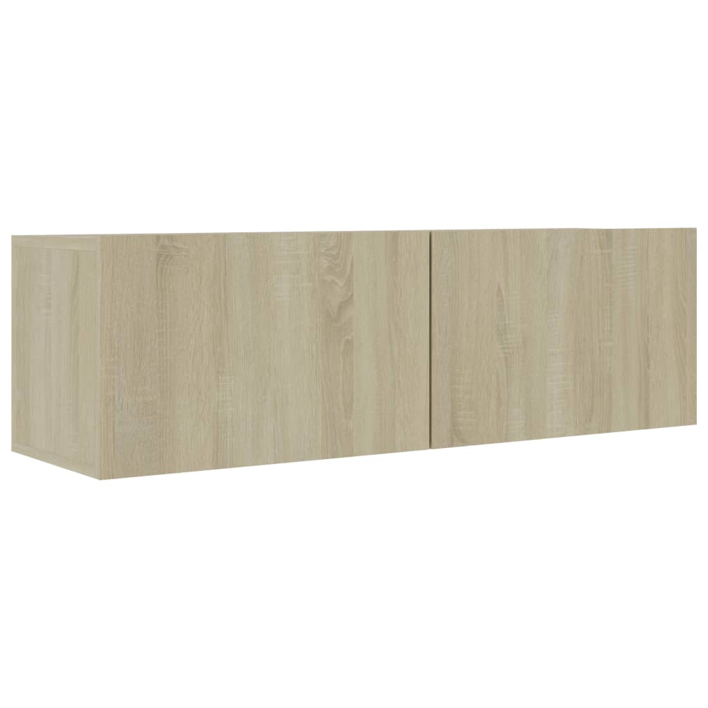 

vidaXL TV Cabinet Sonoma Oak 39.4"x11.8"x11.8" Engineered Wood