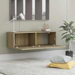 TV stolek dub sonoma 100x30x30 cm kompozitní dřevo - obrázek 3