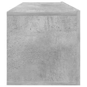TV stolek betonově šedý 100x30x30 cm kompozitní dřevo - obrázek 7
