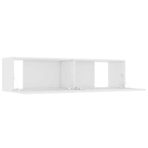 TV stolek bílý 120x30x30 cm kompozitní dřevo - obrázek 5