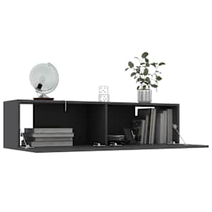 vidaXL Έπιπλο Τηλεόρασης Γκρι 120 x 30 x 30 εκ. από Επεξ. Ξύλο