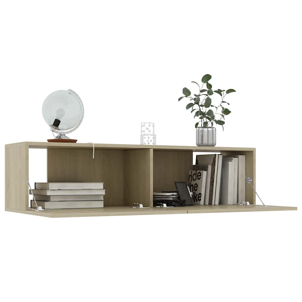Thumbnail - vidaXL TV-Schrank Sonoma-Eiche 120x30x30 cm Holzwerkstoff