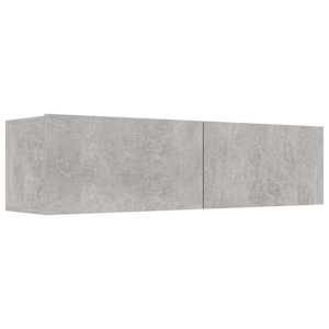TV stolek betonově šedý 120x30x30 cm kompozitní dřevo - obrázek 2