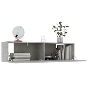 TV stolek betonově šedý 120x30x30 cm kompozitní dřevo - obrázek 3