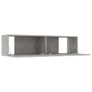 TV stolek betonově šedý 120x30x30 cm kompozitní dřevo - obrázek 5