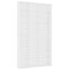 vidaXL CD-kapp, valge, 102 x 23 x 177,5 cm, tehispuit