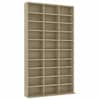 vidaXL CD-kapp, Sonoma tamm, 102 x 23 x 177,5 cm, tehispuit