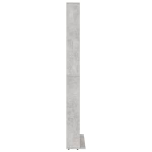CD skříňka betonově šedá 102 x 16 x 177,5 cm kompozitní dřevo - obrázek 4