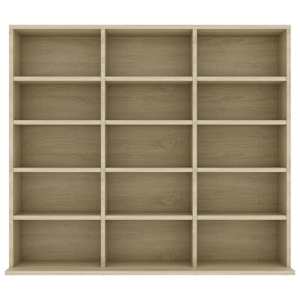 Skříňka na CD dub sonoma 100 x 23 x 89,5 cm kompozitní dřevo - obrázek 3