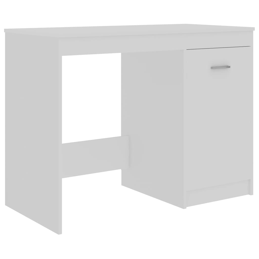 

vidaXL Desk White 39.4"x19.7"x29.9" Engineered Wood