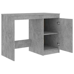 Psací stůl betonově šedý 100 x 50 x 76 cm kompozitní dřevo - obrázek 4