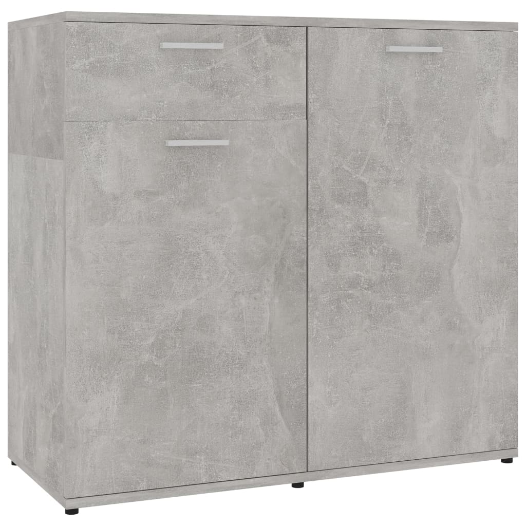 

vidaXL Sideboard Concrete Gray 31.5"x14.2"x29.5" Engineered Wood