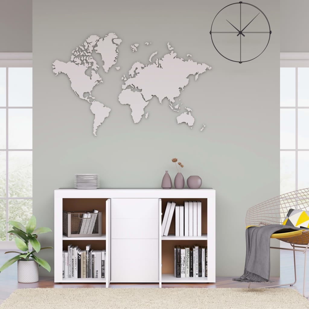 

vidaXL Dressoir 120x36x69 cm spaanplaat wit