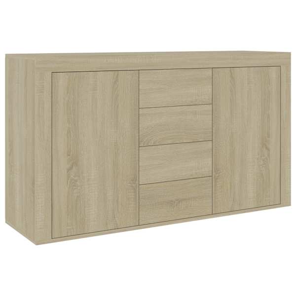 vidaXL puhvetkapp Sonoma tamm 120 x 36 x 69 cm, puitlaastplaat