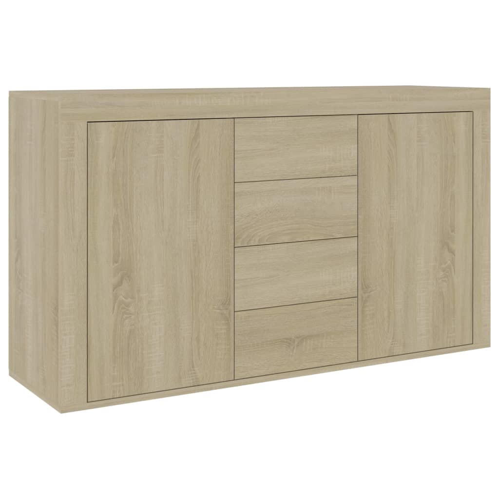 

vidaXL Sideboard Sonoma Oak 47.2"x14.2"x27.2" Engineered Wood