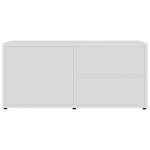 TV stolek bílý 80 x 34 x 36 cm kompozitní dřevo - obrázek 7
