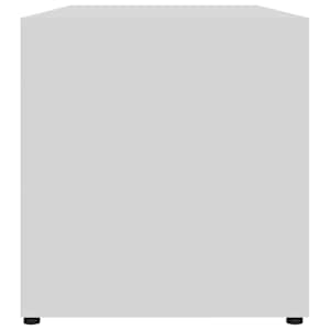 TV stolek bílý 80 x 34 x 36 cm kompozitní dřevo - obrázek 8
