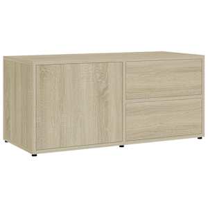 TV stolek dub sonoma 80 x 34 x 36 cm kompozitní dřevo - obrázek 2