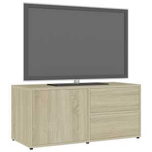 TV stolek dub sonoma 80 x 34 x 36 cm kompozitní dřevo - obrázek 4
