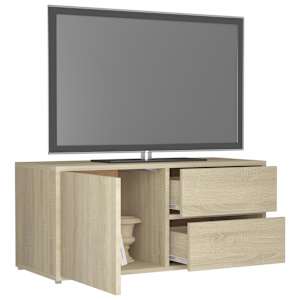 TV stolek dub sonoma 80 x 34 x 36 cm kompozitní dřevo - obrázek 5